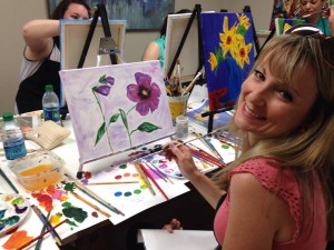 Our Art and Dine Paint Night! Paint with us, dine with Cafe Itri! Check out the "Adult Paint Parties" tab for more information.