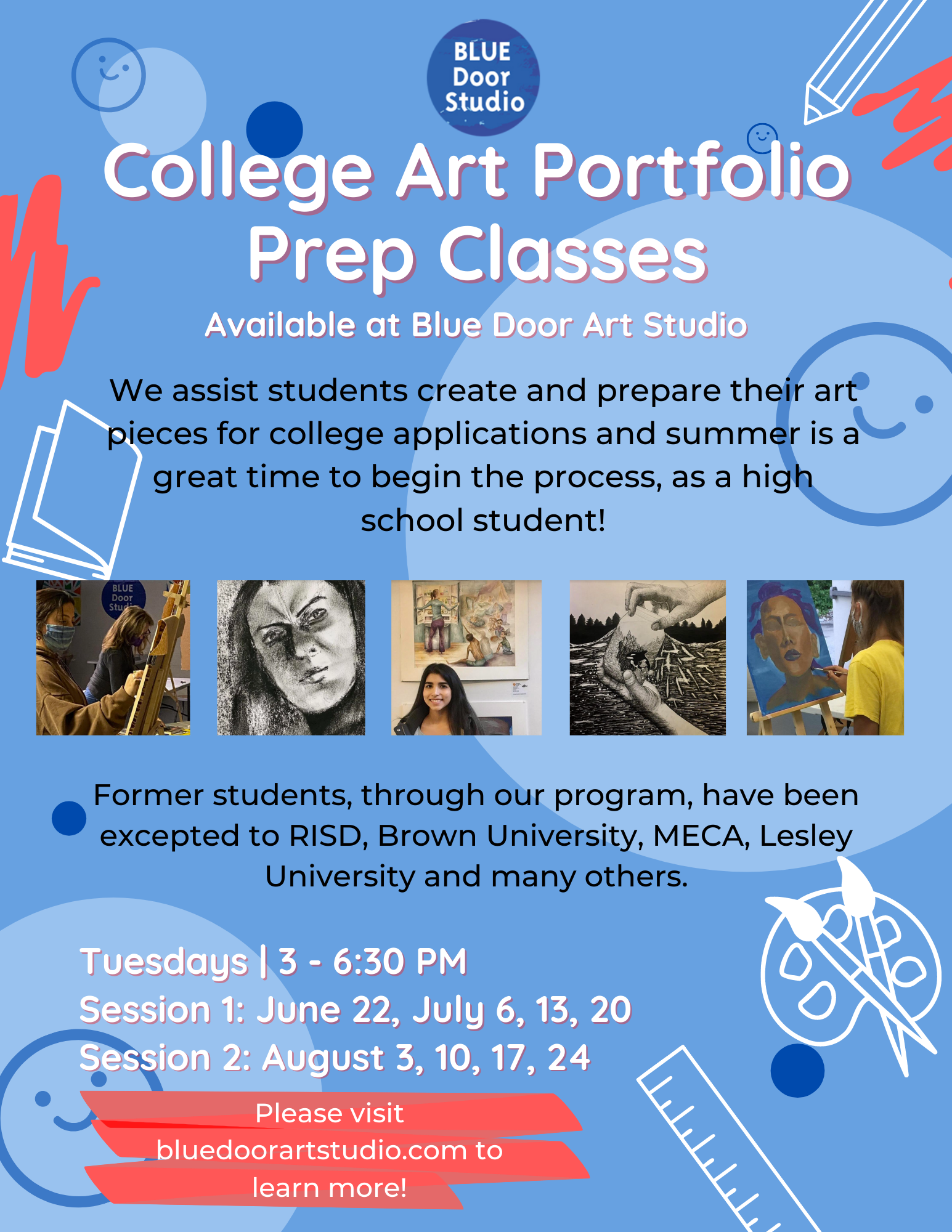 Blue Door Studio Art Classes Ceramics Painting Smithfield Rhode Island 