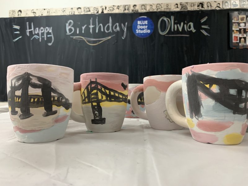 Ceramic Parties Blue Door Art Studio in Cranston and Smithfield RI